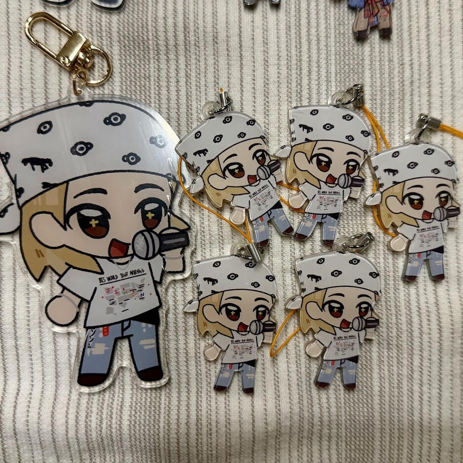 BTS Jimin Acrylic Charms 1
